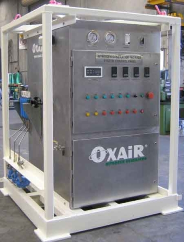 Oxair Mobile Nitrogen Membrane in a Lift Frame for Offshore