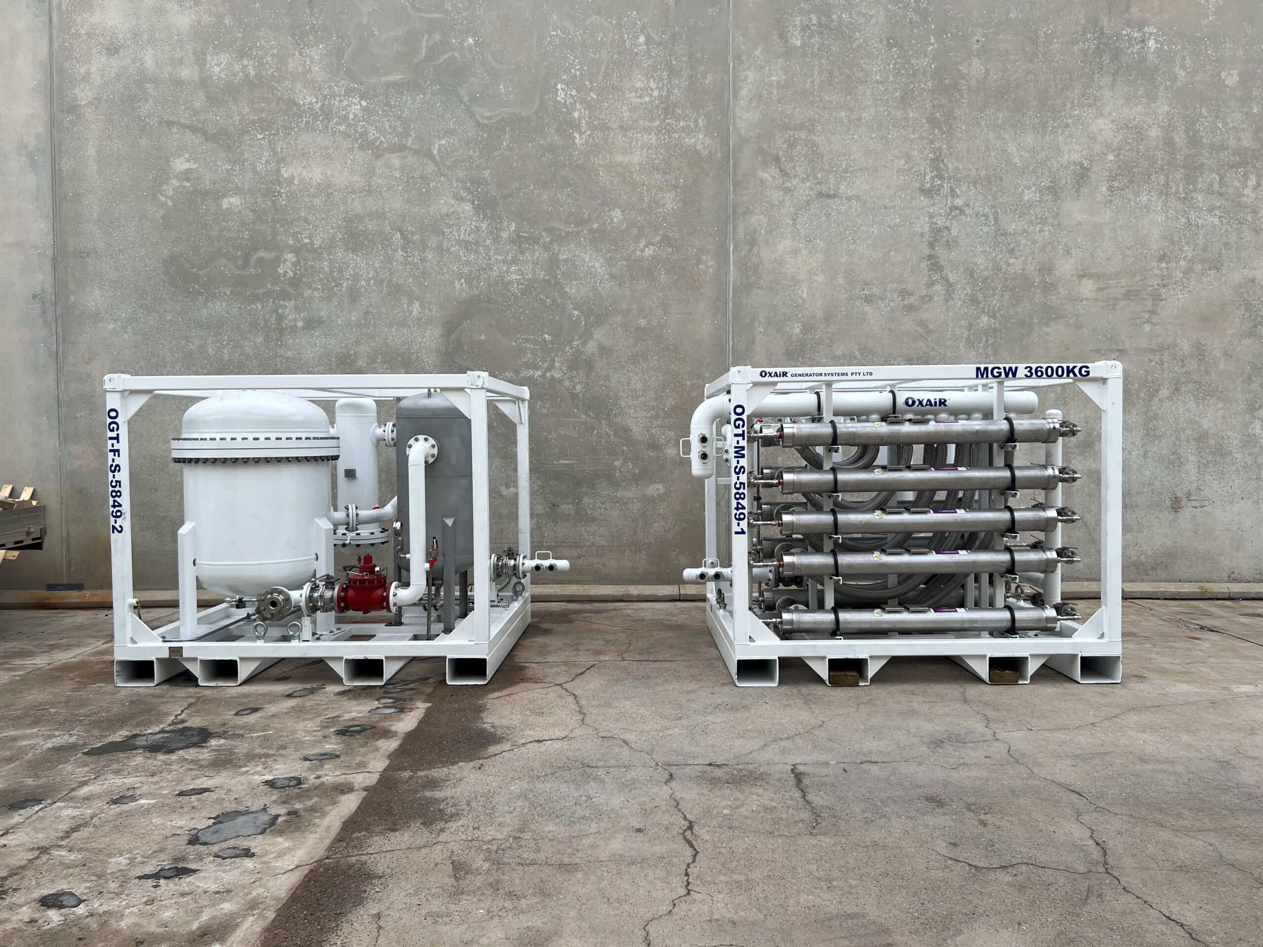 Oxair's underground rental nitrogen generator